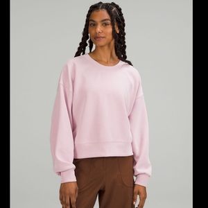 Lululemon Perfectly Oversized Softstreme Cropped Crew Sweatshirt
